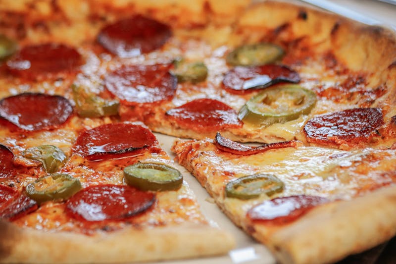 Pizza Ranch Signature Pie with pepperoni and cheese